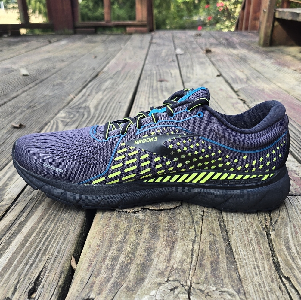 Brooks Adrenaline GTS 21 Black/Blue Jewel/Nightlife Men's Sz 12 - Picture 7 of 15